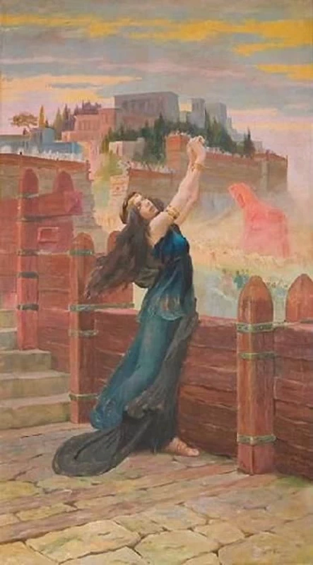 Cassandra sulle mura di Troia